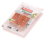 tranches de chorizo fort