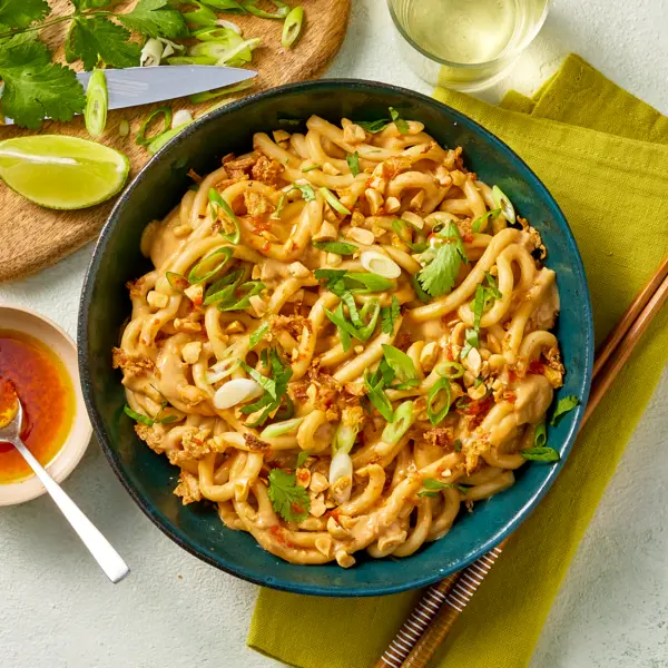 Udon au peanut butter