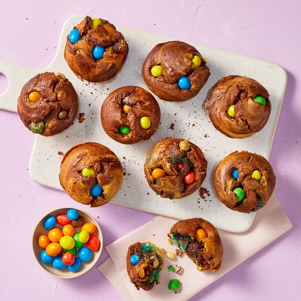 Muffins aux M&M's