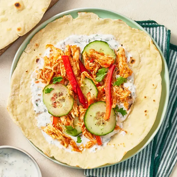 Wrap de poulet maison