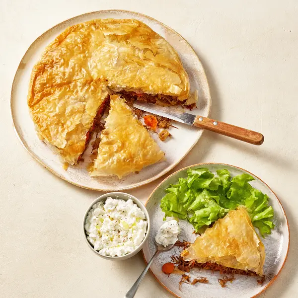 Pastilla de canard confit