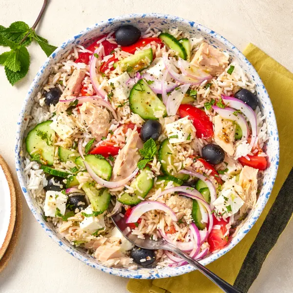 Salade de riz à la grecque