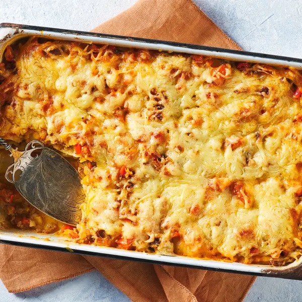 Lasagnes au poulet, au potimarron et à la ricotta