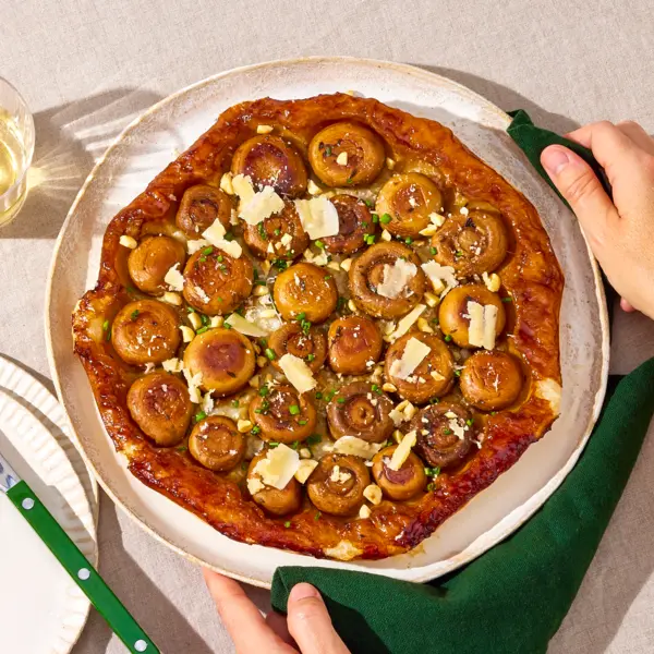 Tatin de champignon & parmesan