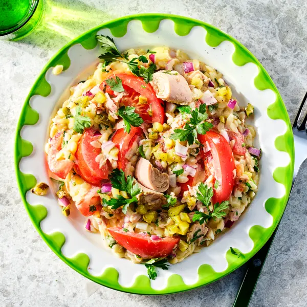 Salade d'orzo au thon