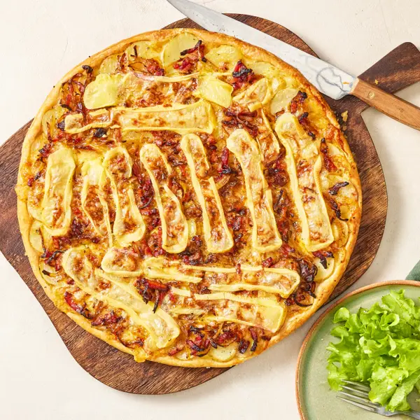 Tarte fine facon tartiflette