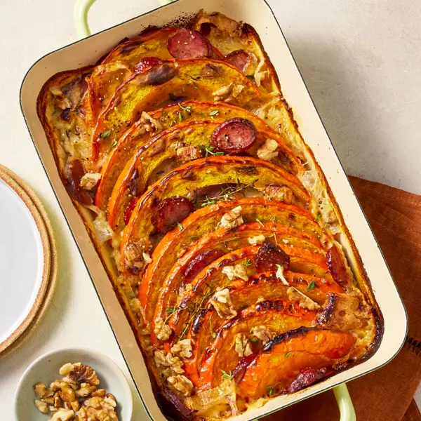 Gratin de potimarron au Maroilles