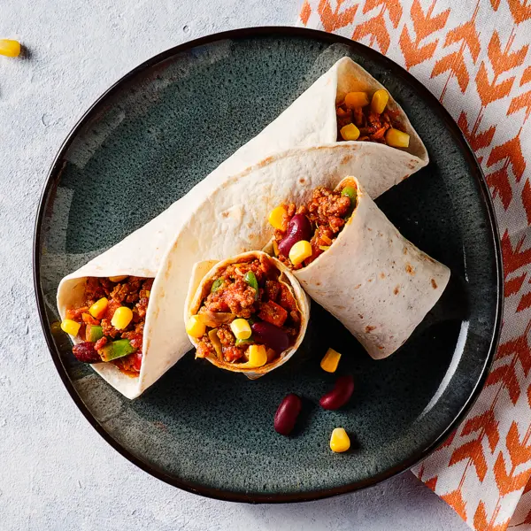 Burritos à la viande hachée