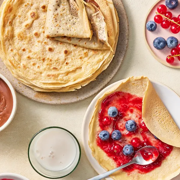 Crêpes au lait d'amande