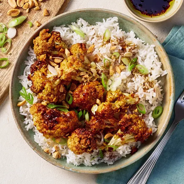 Chou-fleur sauce satay au Air Fryer