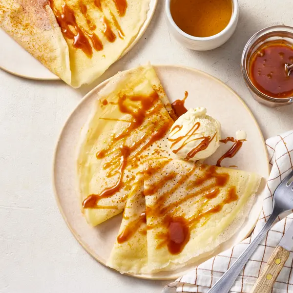 Crêpes au caramel beurre salé