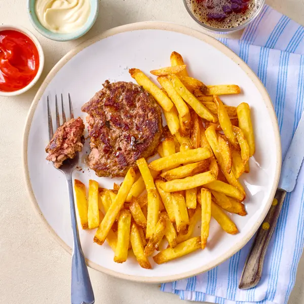 Steak hâché frites