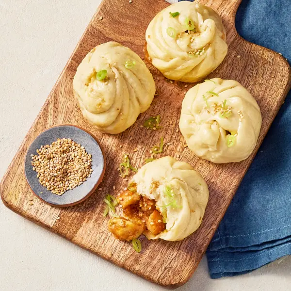 Baos farçis : poulet Teryaki