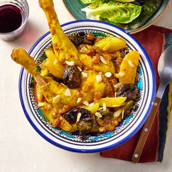 Tajine de poulet aux pruneaux