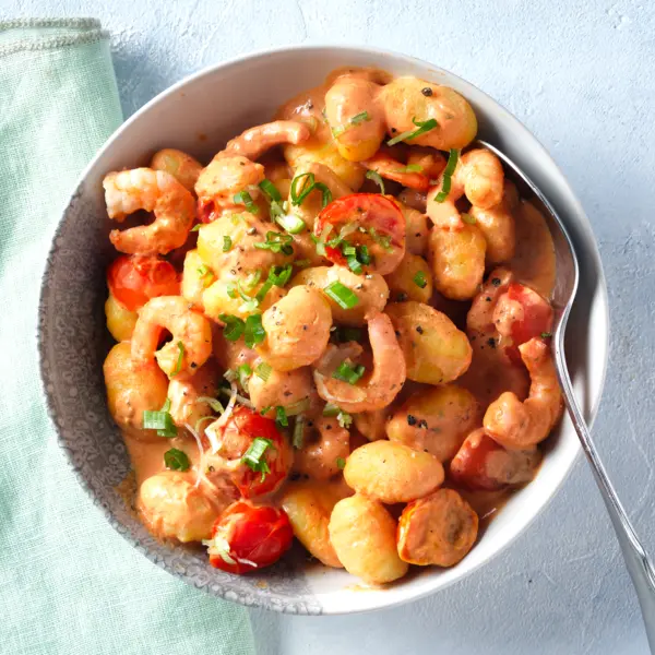Gnocchis aux crevettes