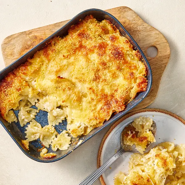 Gratin de pâtes 4 fromages