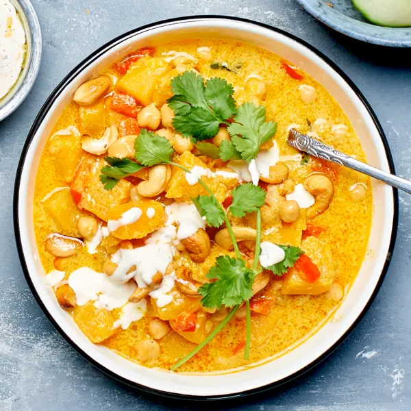 Curry végétarien de potimarron