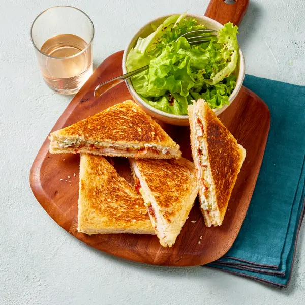 Grilled cheese poulet et Boursin