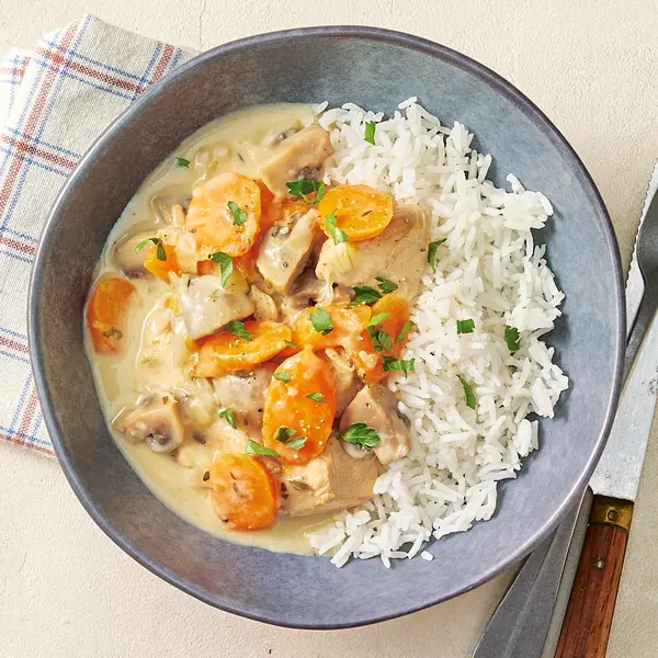 Blanquette de poulet rapide