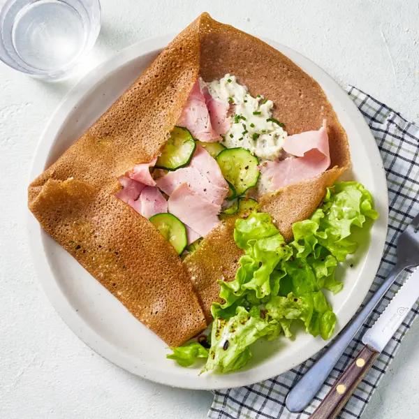 Galette Boursin courgette