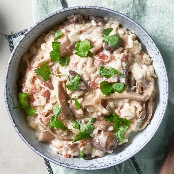 Risotto aux champignons et mascarpone