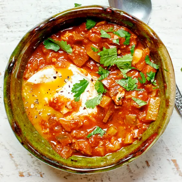 Shakshuka avec pain pita