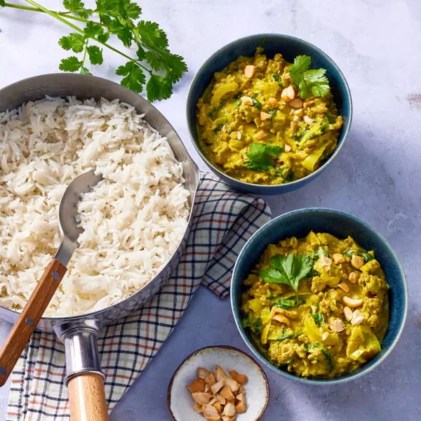 Curry de bœuf haché & riz