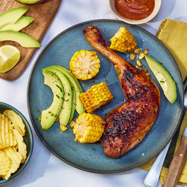 Assiette barbecue TexMex
