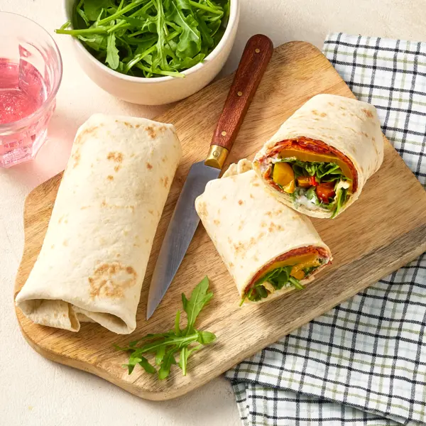 Wrap au chorizo & tzatziki