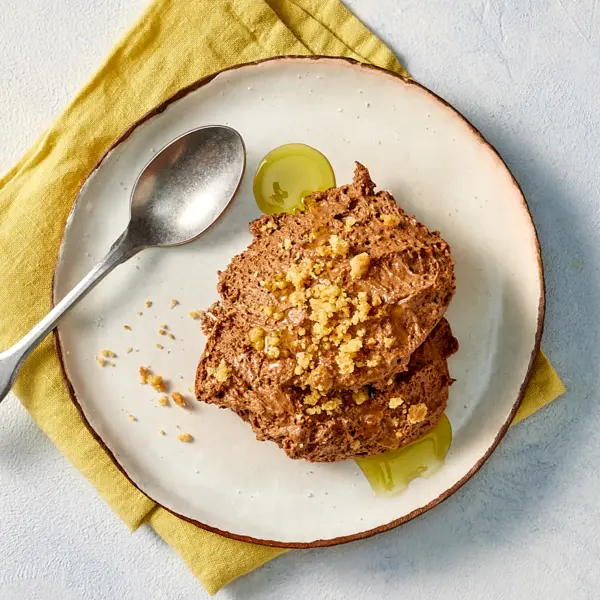 Mousse au chocolat à l'huile d'olive