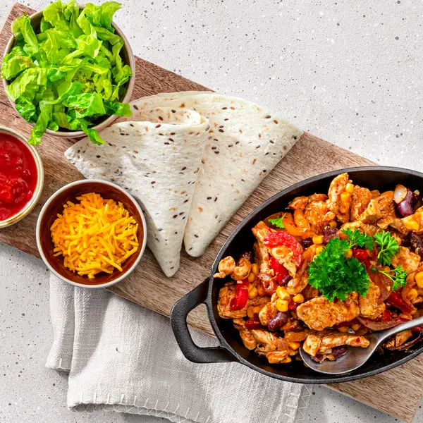 Fajitas à la dinde