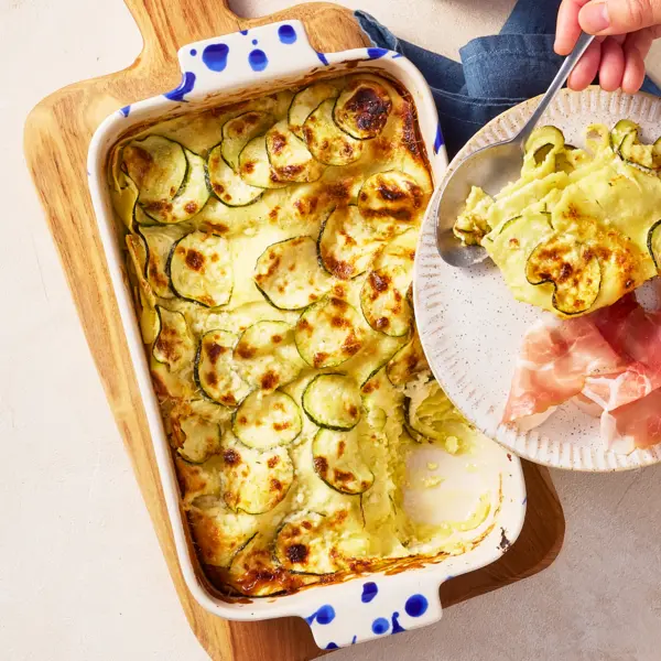 Lasagnes courgettes et féta