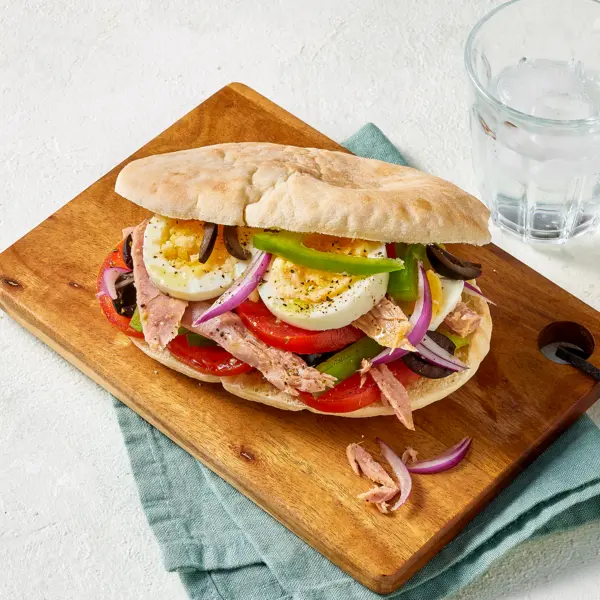 Pitas façon pain bagnat