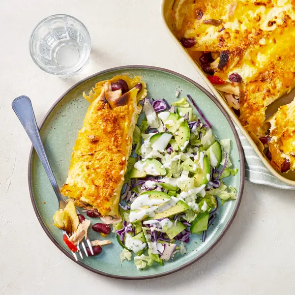 Wraps gratinés façon TexMex