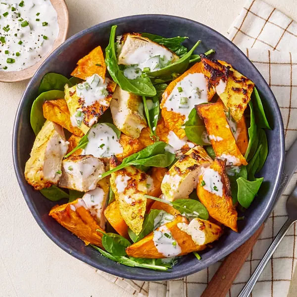 Bowl de poulet curry & patates douces