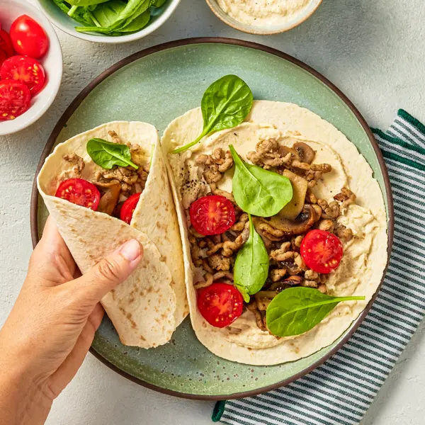 Wraps de veau hâché