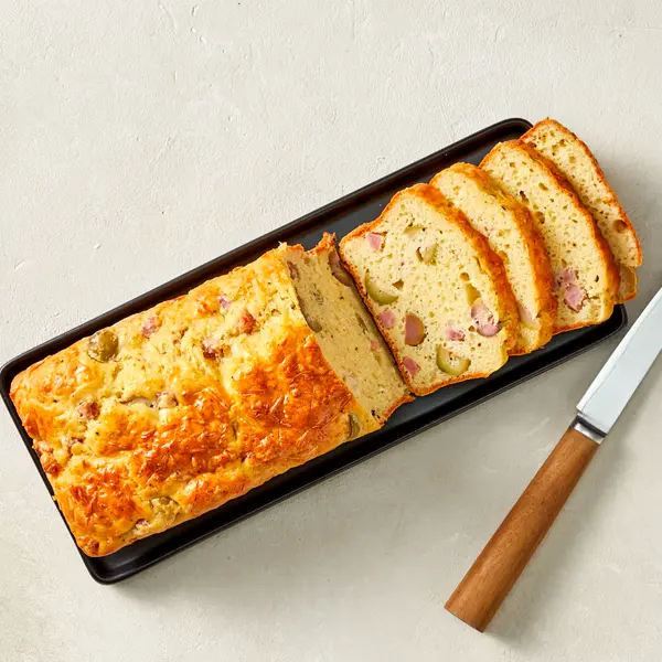 Cake jambon olive