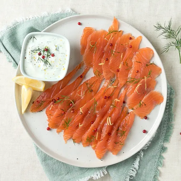Saumon gravlax