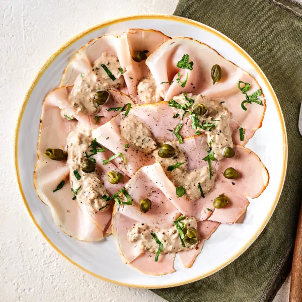 Vitello tonnato de porc