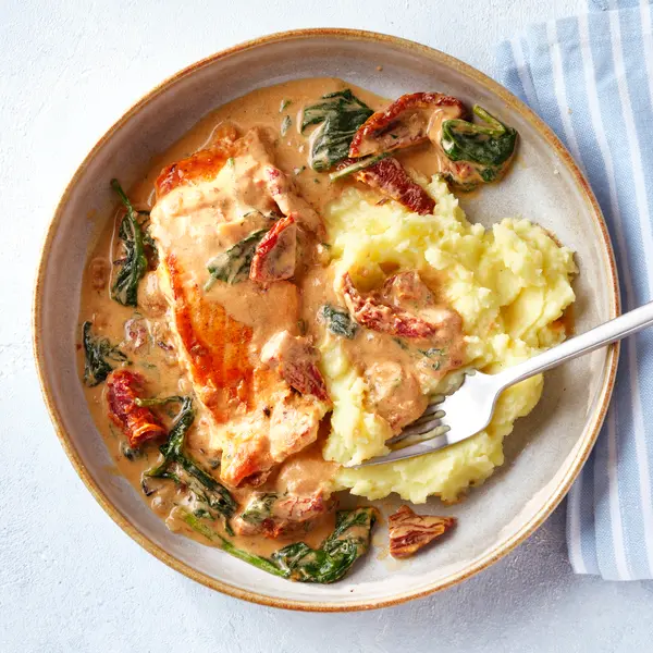 Saumon façon toscane et pommes de terre