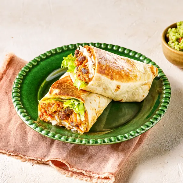 Burritos au boeuf haché & haricots