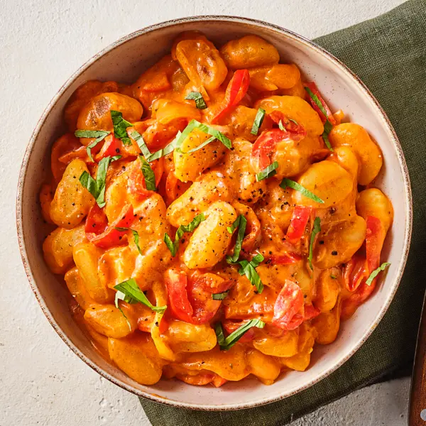 Gnocchis à la sauce paprika crémeuse