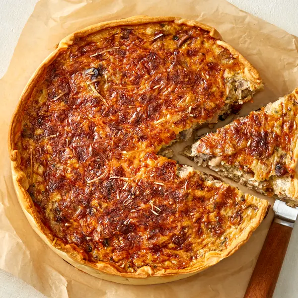 Quiche champignons comté