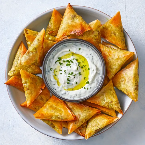 Samossas de bœuf au curry
