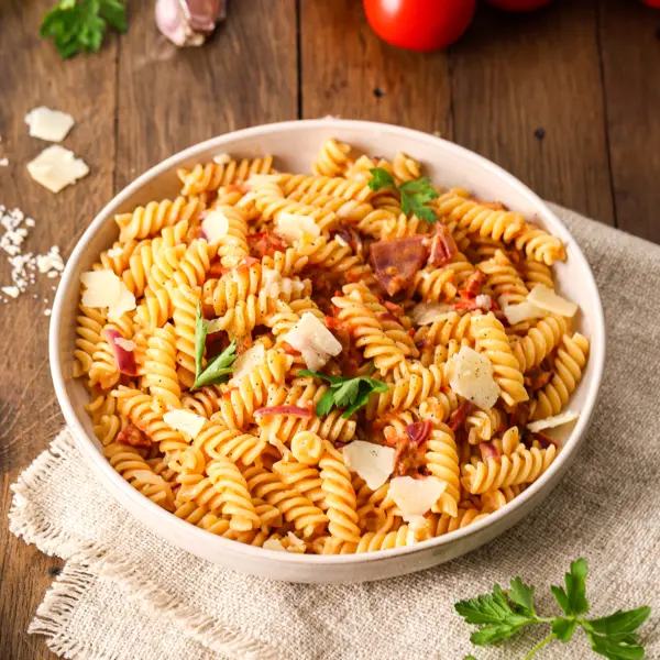 Pâtes au chorizo et tomate