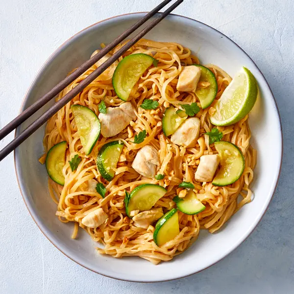 Pad thaï poulet