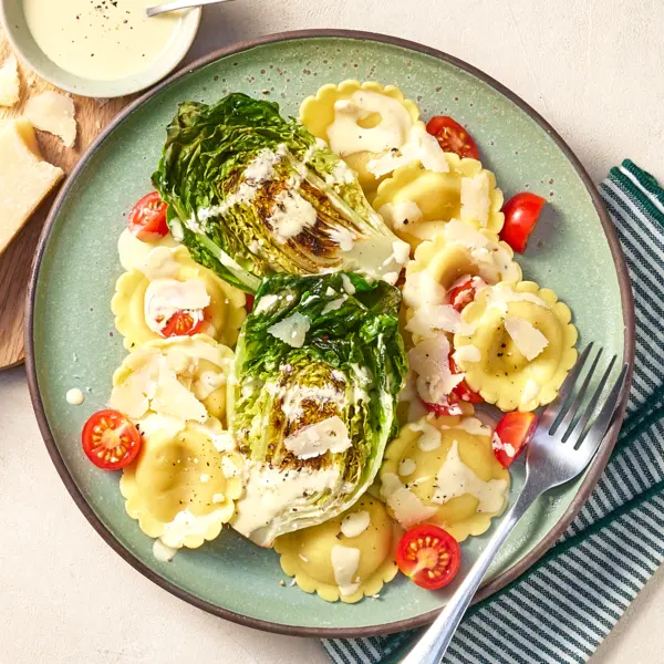 Sucrine grillée & ses raviolis