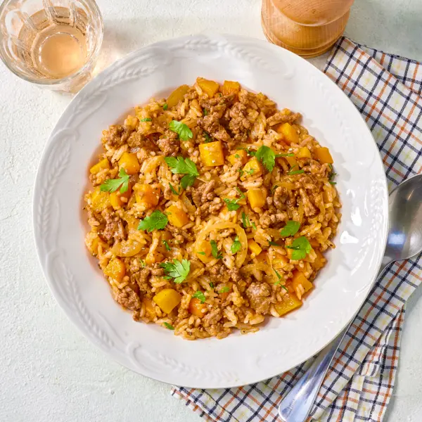 Riz sauté façon boeuf-carottes