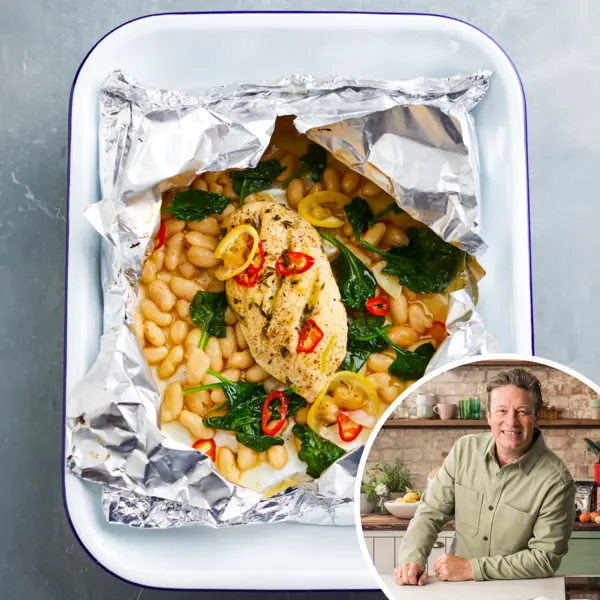 Poulet en papillote & ses petits légumes