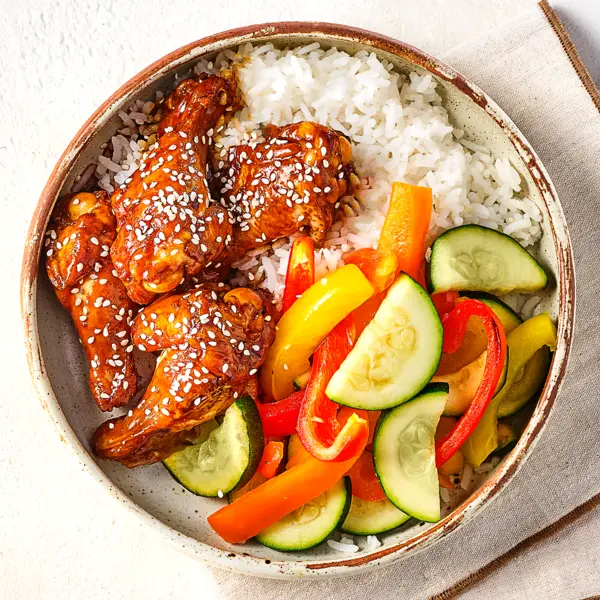 Pilons de poulet au miel et à la sauce soja